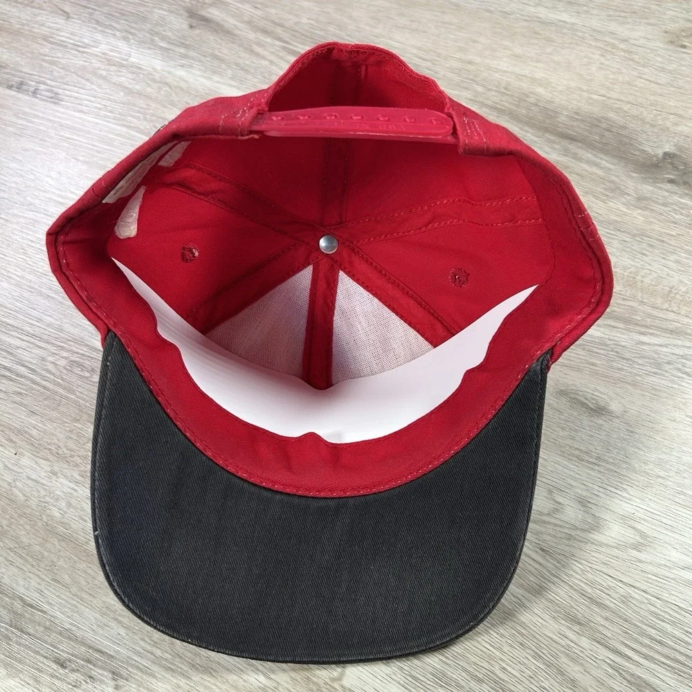 VTG 1995 Jeff Gordon Snapback Hat NASCAR Winston Cup Red Black Cap Made in USA